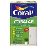 Tinta Acrílica Fosca Coralar 18 L Branco Neve Coral