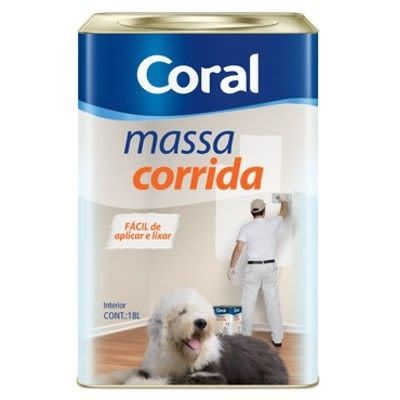 Massa Corrida Acrilica 18k da Coral